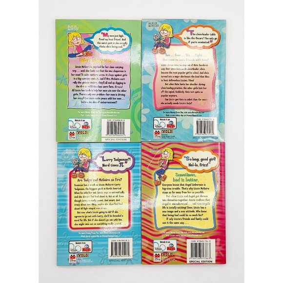 Lizzie McGuire: My Very First Way Cool Boxed Set! 4 Paperbacks & Box 2003 Disney - Picture 6 of 6
